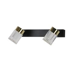 Light Prestige Erovia LP59232WSGD lampa podsufitowa 2x10 W czarna-złota
