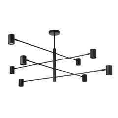 Light Prestige Snow LP7318PBK lampa wisząca x8 W czarna