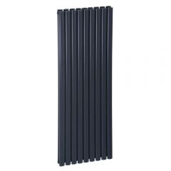 Luxrad Ring Podwójny RINP1600410S040ZDC grzejnik dekoracyjny 160x41 cm podłączenie dolne czarny