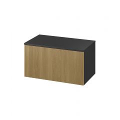 Meissen Keramik Werta S1005009 szafka z blatem 79.8x45x42.1 cm podumywalkowa wisząca antracyt