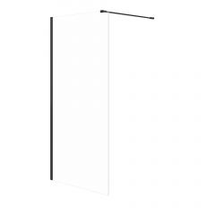 Meissen Keramik Kontra S169006 ścianka prysznicowa walk-in 100 cm czarny mat/szkło przezroczyste