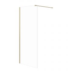 Meissen Keramik Kontra S169009 ścianka prysznicowa walk-in 90 cm złoty szczotkowany/szkło przezroczyste