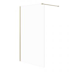 Meissen Keramik Kontra S169011 ścianka prysznicowa walk-in 120 cm złoty szczotkowany/szkło przezroczyste