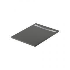 Meissen Keramik Kontra S207011 brodzik prostokątny z maskownicą 120x90 cm grafitowy