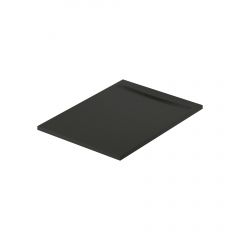 Meissen Keramik Kontra S207012 brodzik prostokątny z maskownicą 120x90 cm czarny