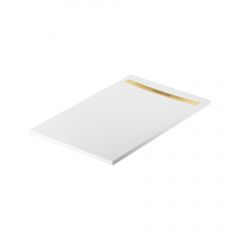 Meissen Keramik Kontra S207013 brodzik prostokątny z maskownicą 140x90 cm biały