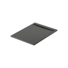 Meissen Keramik Kontra S207014 brodzik prostokątny z maskownicą 120x90 cm grafitowy