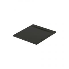 Meissen Keramik Kontra S207021 brodzik prostokątny z maskownicą 100x90 cm czarny