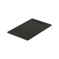 Meissen Keramik Kontra S207022 brodzik prostokątny z maskownicą 140x90 cm czarny