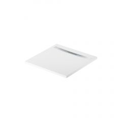Meissen Keramik Kontra S207023 brodzik kwadratowy z maskownicą 90x90 cm biały