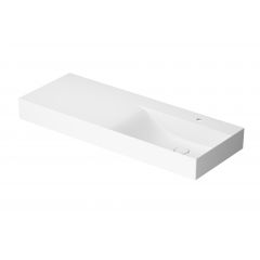 Meissen Keramik Kontra K682049 umywalka 120.5x45.5 cm prostokątna biała