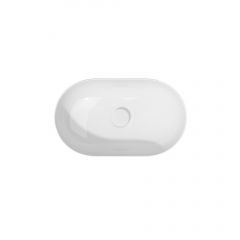 Meissen Keramik Werta K691002 umywalka 60x35 cm owalna nablatowa biała
