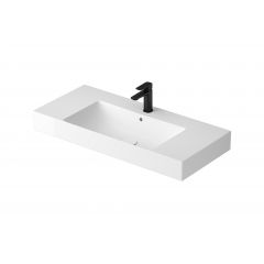 Meissen Keramik Werta K691012 umywalka 100.5x45.5 cm prostokątna ścienna-meblowa biała