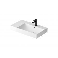 Meissen Keramik Werta K691015 umywalka 80.5x45.5 cm prostokątna ścienna-meblowa biała