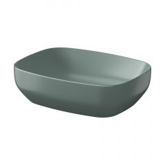 Meissen Keramik Farva K712018 umywalka 50x38.5 cm prostokątna nablatowa zielona