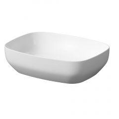 Meissen Keramik Farva K712025 umywalka 50x38.5 cm prostokątna nablatowa biała
