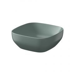 Meissen Keramik Farva K712027 umywalka 38x38 cm kwadratowa nablatowa zielona
