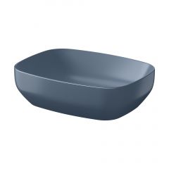 Meissen Keramik Farva K712028 umywalka 50x38.5 cm prostokątna nablatowa niebieska