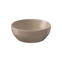Meissen Keramik Farva K712035 umywalka 40x40 cm okrągła nablatowa brąz/beż