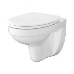 Mito Cersania S701554 miska wc z deską wolnoopadającą wisząca bez kołnierza biały połysk