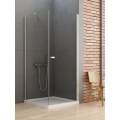 New Trendy New Soleo D0142A/D0150B kabina prysznicowa 110x100 cm prostokątna chrom połysk/szkło przezroczyste