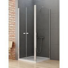 New Trendy New Soleo D0145A/D0093B kabina prysznicowa 100x90 cm prostokątna chrom połysk/szkło przezroczyste