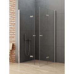 New Trendy New Soleo D0147A/D0151A kabina prysznicowa 70x70 cm kwadratowa chrom połysk/szkło przezroczyste