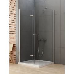 New Trendy New Soleo D0149A/D0150B kabina prysznicowa 110x90 cm prostokątna chrom połysk/szkło przezroczyste