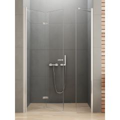 New Trendy New Soleo D0154AD0096B drzwi prysznicowe 140 cm składane chrom połysk/szkło przezroczyste