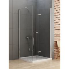 New Trendy New Soleo D0154A/D0150B kabina prysznicowa 110x100 cm prostokątna chrom połysk/szkło przezroczyste
