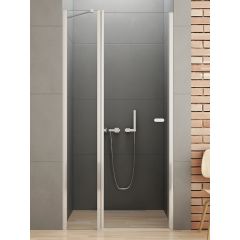 New Trendy New Soleo D0155A drzwi prysznicowe 90 cm uchylne chrom połysk/szkło przezroczyste