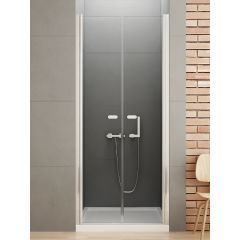 New Trendy New Soleo D0169A drzwi prysznicowe 150 cm uchylne chrom połysk/szkło przezroczyste
