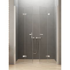 New Trendy New Soleo D0260A drzwi prysznicowe 170 cm składane chrom połysk/szkło przezroczyste