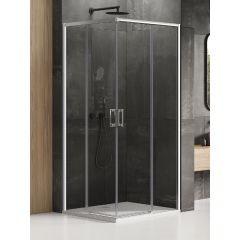 New Trendy Prime D0296A/D0303A kabina prysznicowa 120x90 cm prostokątna chrom połysk/szkło przezroczyste