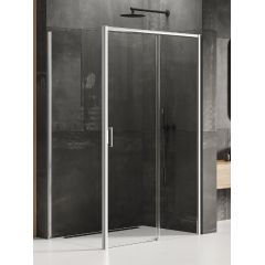 New Trendy Prime D0311A/D0125B kabina prysznicowa 160x100 cm prostokątna chrom połysk/szkło przezroczyste