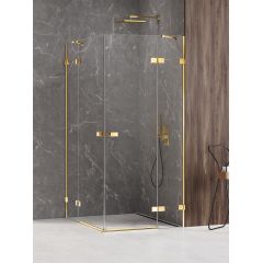 New Trendy Avexa Gold Shine EXK1704 kabina prysznicowa prostokątna 120x80 cm