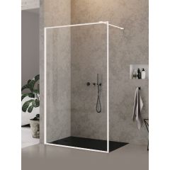 New Trendy New Modus White EXK2226 ścianka prysznicowa walk-in 120 cm biały mat/szkło przezroczyste