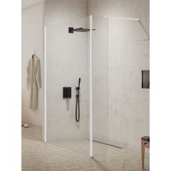 New Trendy New Modus White EXK2235 ścianka prysznicowa walk-in 140 cm biały mat/szkło przezroczyste