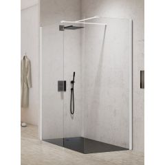 New Trendy New Modus White EXK2286 kabina prysznicowa walk-in 120x80 cm prostokątna biały mat/szkło przezroczyste