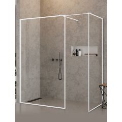 New Trendy New Modus White EXK2328 kabina prysznicowa walk-in 170x90 cm prostokątna biały mat/szkło przezroczyste
