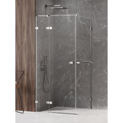 New Trendy Avexa EXK2412 kabina prysznicowa 120x120 cm kwadratowa chrom połysk/szkło przezroczyste
