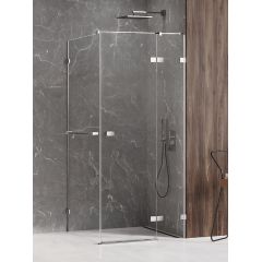 New Trendy Avexa EXK2442 kabina prysznicowa 120x120 cm kwadratowa chrom połysk/szkło przezroczyste