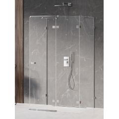 New Trendy Avexa EXK2473 kabina prysznicowa 80x70 cm prostokątna chrom połysk/szkło przezroczyste