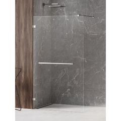 New Trendy Avexa EXK2527 ścianka prysznicowa walk-in 90 cm chrom połysk/szkło przezroczyste