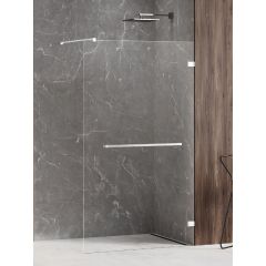 New Trendy Avexa White EXK2950 ścianka prysznicowa walk-in 70 cm biały mat/szkło przezroczyste
