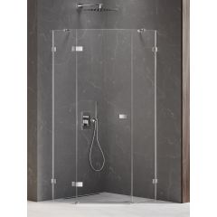 New Trendy Avexa EXK3884 kabina prysznicowa 80x80 cm chrom połysk/szkło przezroczyste