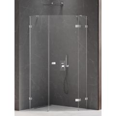 New Trendy Avexa EXK3892 kabina prysznicowa 100x80 cm chrom połysk/szkło przezroczyste