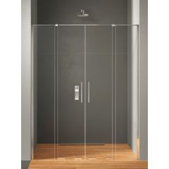 New Trendy Smart EXK4017 drzwi prysznicowe 160 cm rozsuwane chrom połysk/szkło przezroczyste