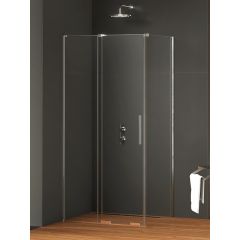 New Trendy Smart EXK4020 kabina prysznicowa 100x80 cm prostokątna chrom połysk/szkło przezroczyste