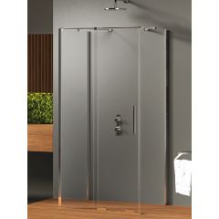 New Trendy Smart EXK4084 kabina prysznicowa 140x100 cm prostokątna chrom połysk/szkło przezroczyste